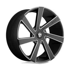 DUB – S133 DIRECTA – Black – 20″x8.5″ 30mm – Summer Wheels – S133208597+30
